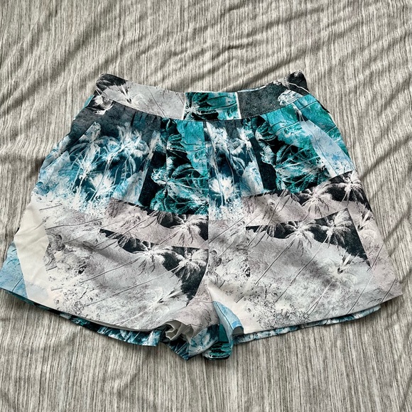 Aaron Ashe Shorts Aaron Ashe Palm Tree Shorts Poshmark